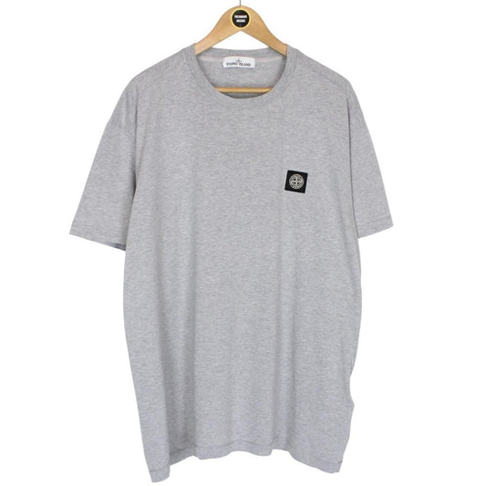 Stone Island SS 2022 Grey Short Sleeve Compass T-Shirt