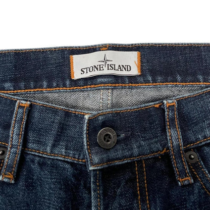 Stone Island AW 2015 Navy Blue Slim Fit Denim Jeans