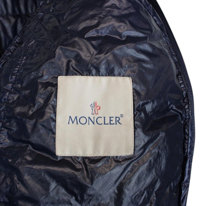 Moncler Acorus Navy Blue Longue Saison Quilted Down Jacket
