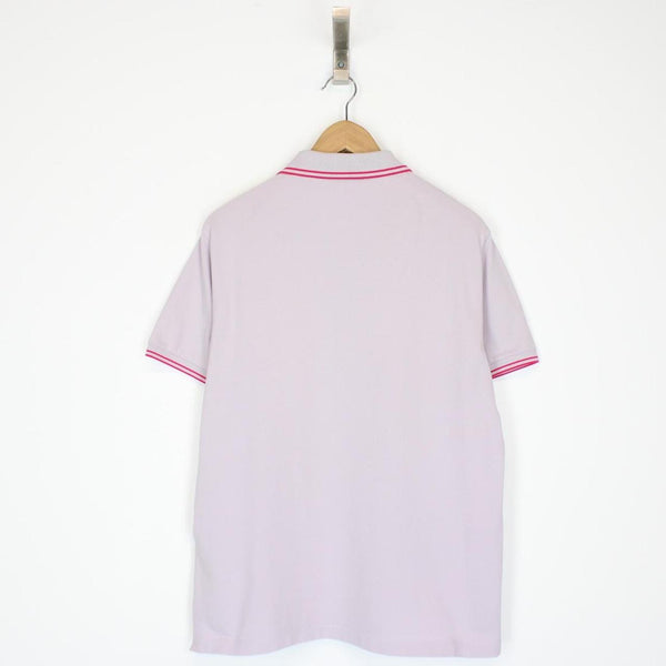 Stone Island Lilac Purple Short Sleeve Compass Polo Shirt