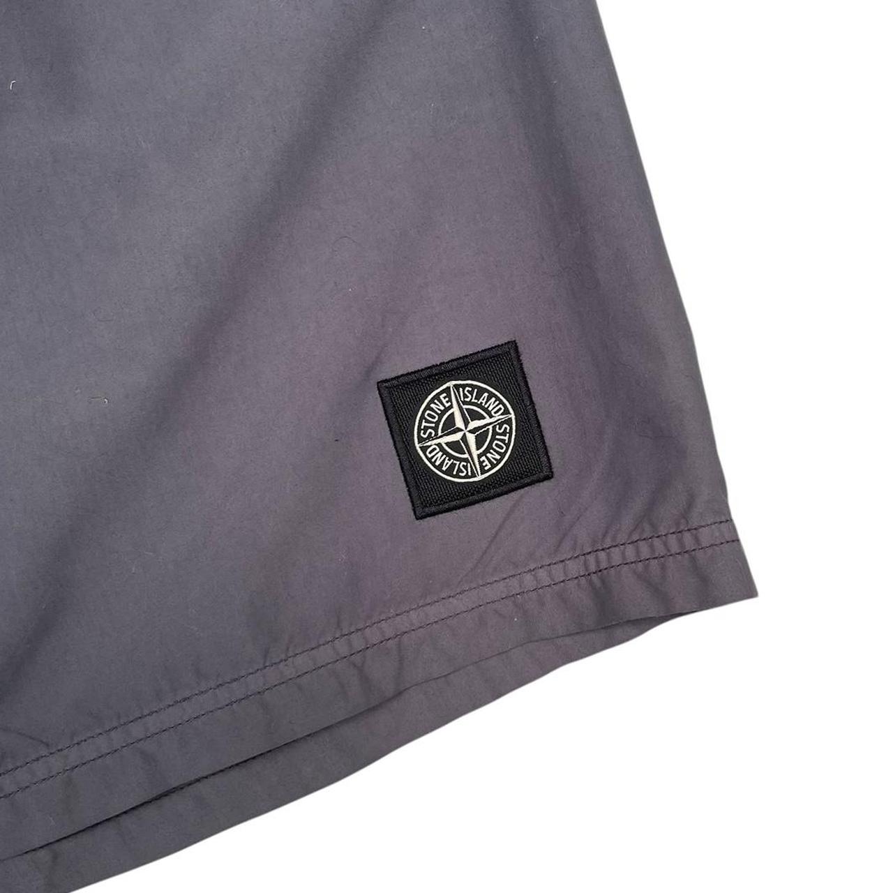Stone Island SS 2020 Grey Brushed Nylon Swim Shorts
