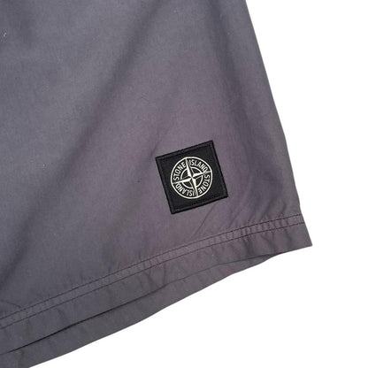 Stone Island SS 2020 Grey Brushed Nylon Swim Shorts