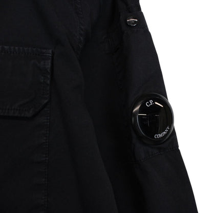 CP Company Navy Blue Full Zip Lens Overshirt Jacket
