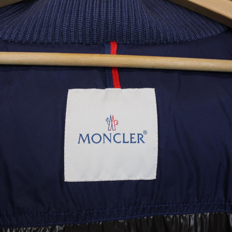 Moncler Navy Blue Down Rabelais Gilet / Bodywarmer Jacket