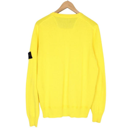 Stone Island SS 2015 Yellow Cotton Knit Sweatshirt Jumper
