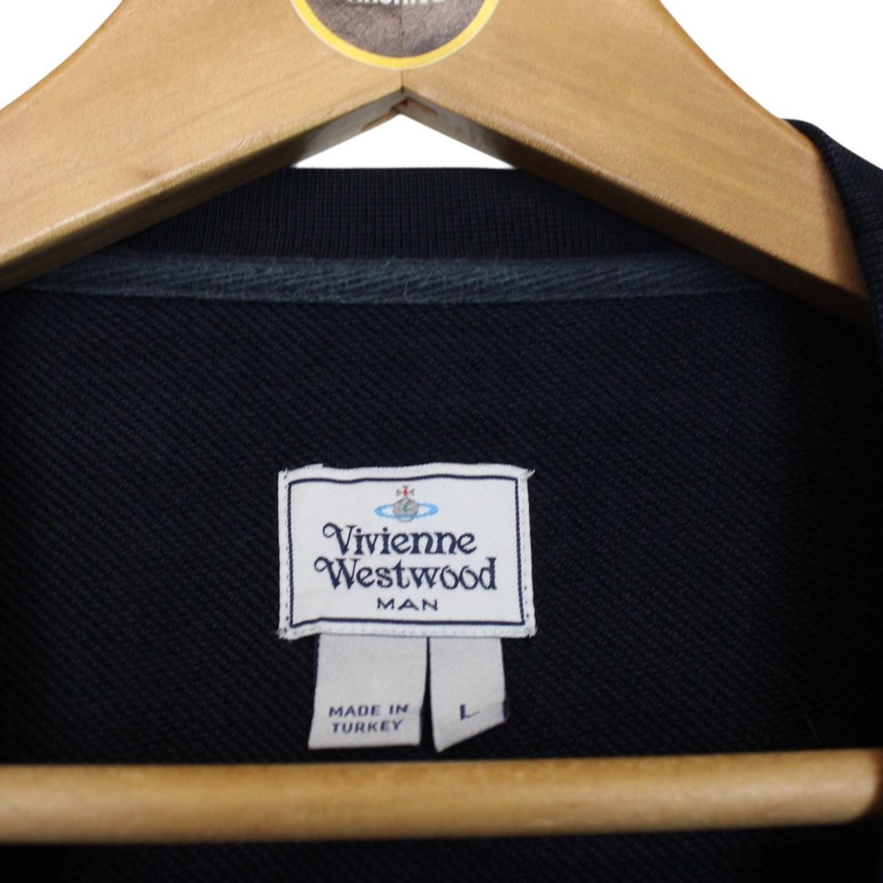 Vivienne Westwood Navy Blue Crew Neck Orb Sweatshirt