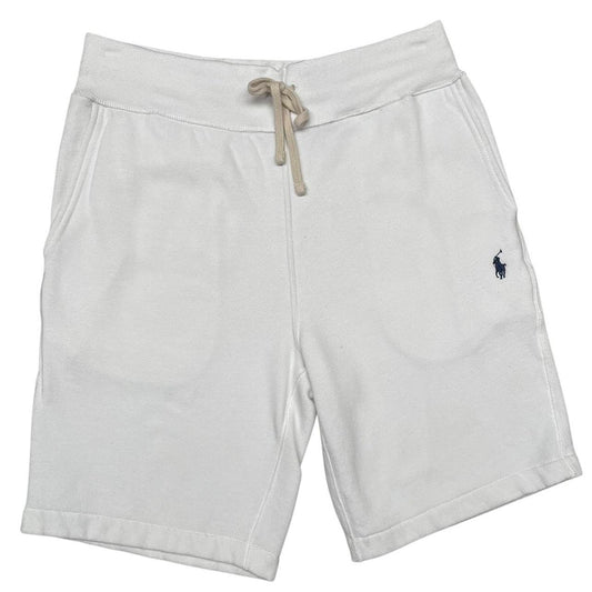 Polo Ralph Lauren White Cotton Jogger Shorts