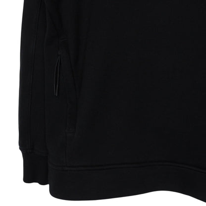 CP Company Metropolis Black Cotton Ninja Face Mask Hoodie Jumper