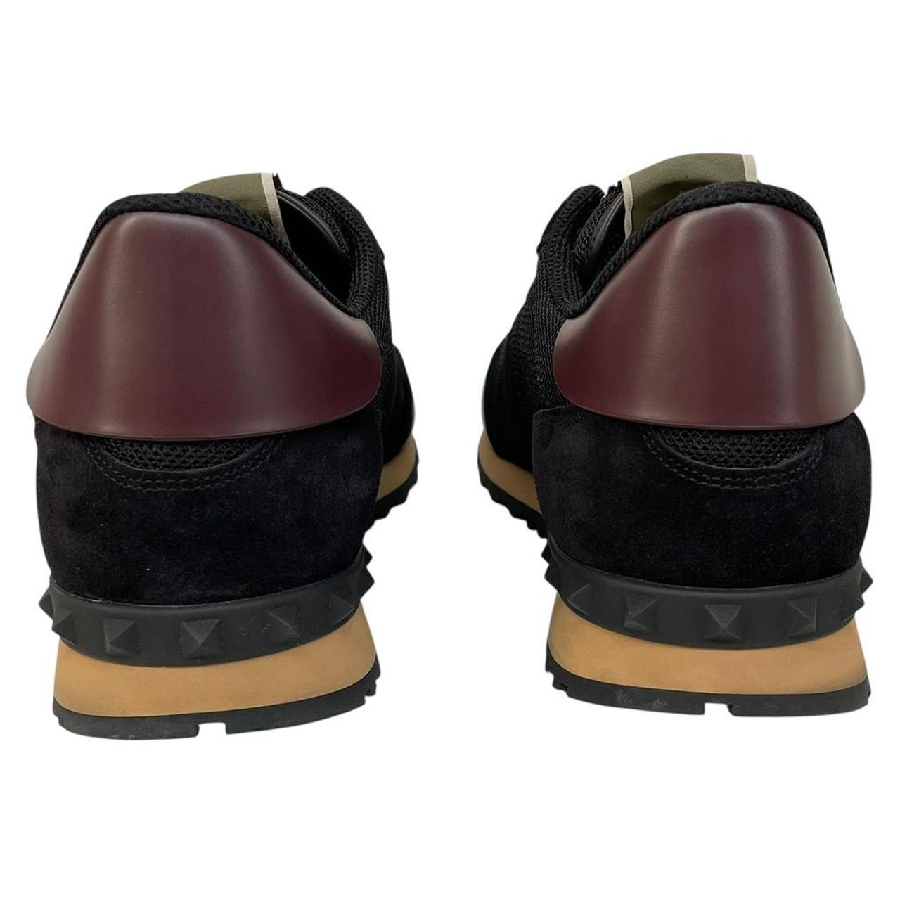 Valentino Garavani Rockrunner Black Suede, Leather and Mesh Trainers