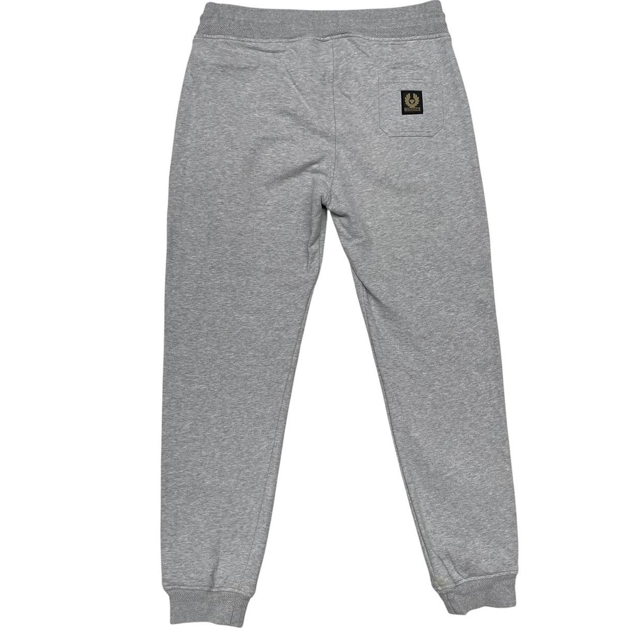 Belstaff Grey Regular Fit Cotton Tracksuit Bottoms / Joggers