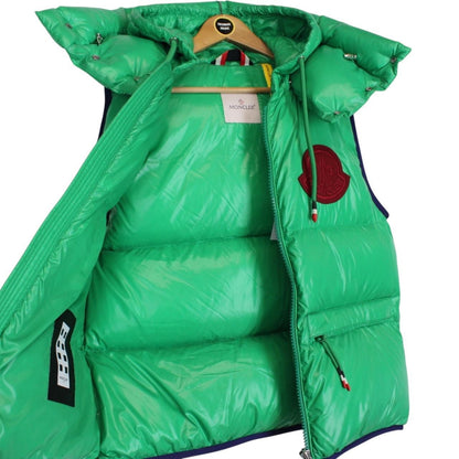 Moncler Green Genius 1952 Lorent Hooded Down Gilet / Bodywarmer