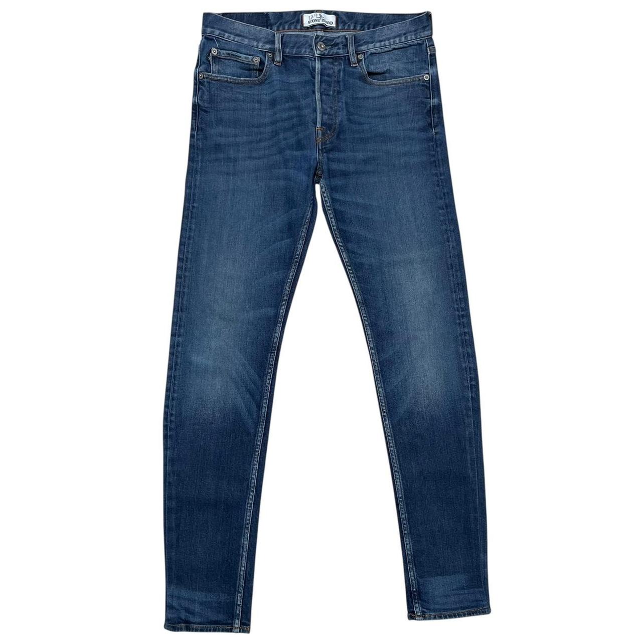 Stone Island AW 2018 Navy Blue Slim Fit Denim Jeans