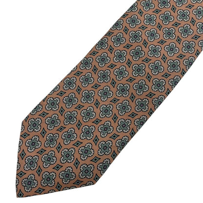 Polo Ralph Lauren multicoloured floral print silk tie with vibrant patterns and smooth texture.