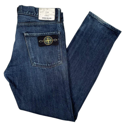Stone Island SS 2011 Navy Blue RE-T Fit Denim Jeans