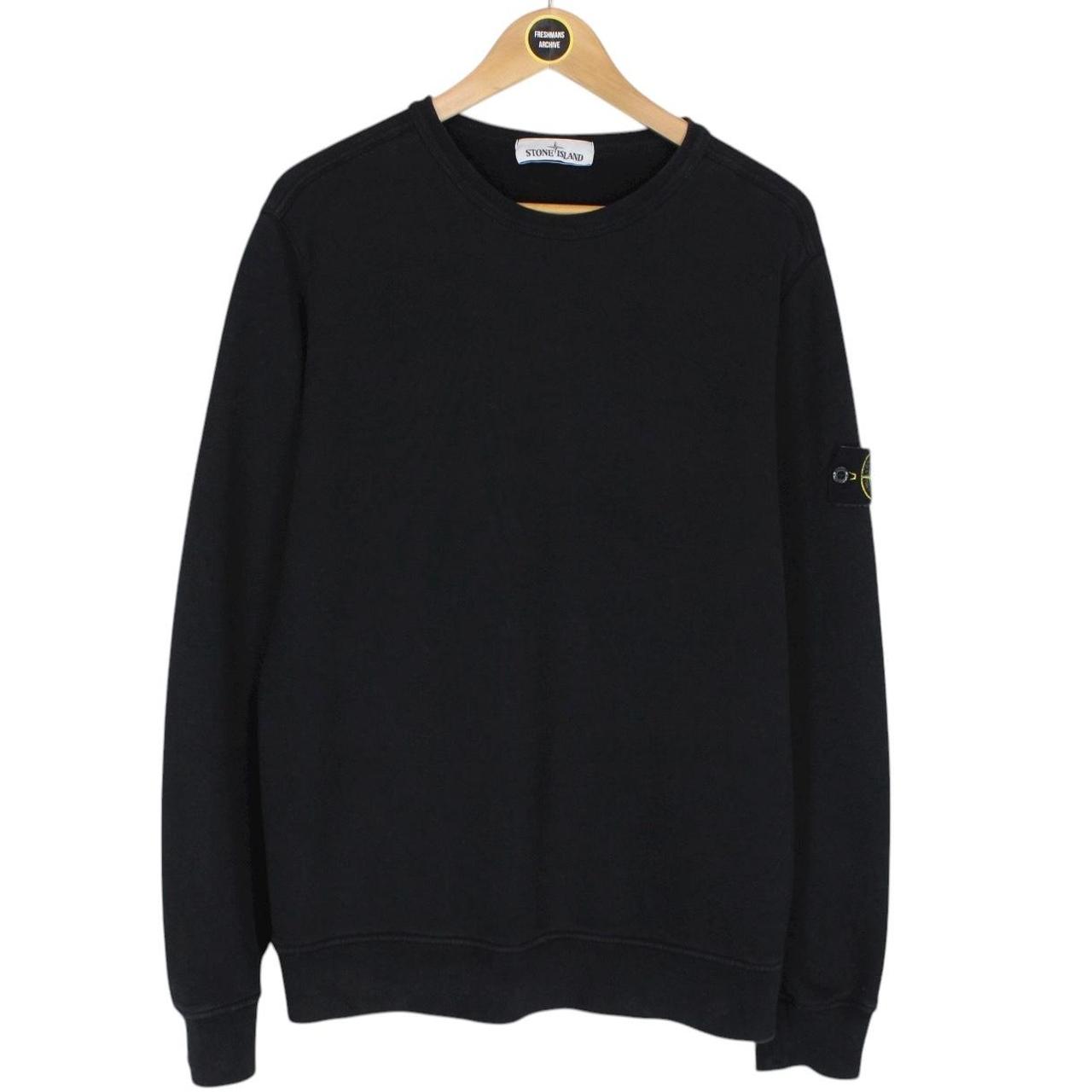 Stone Island AW 2018 Black Cotton Sweatshirt Jumper