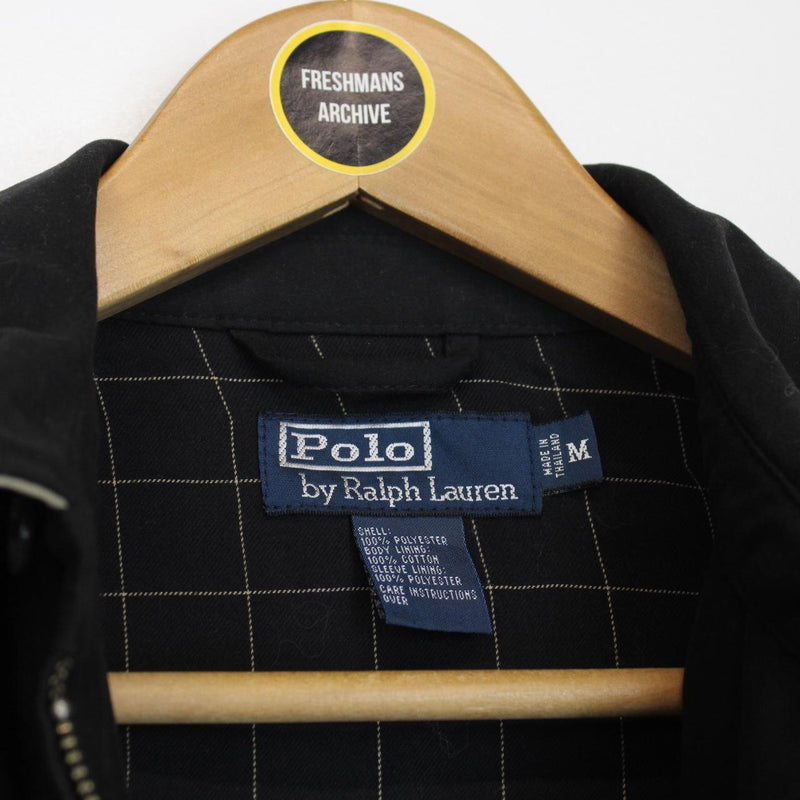 Polo Ralph Lauren Black Full Zip Harrington Jacket