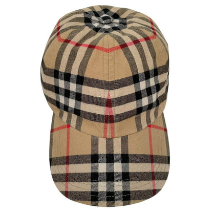Burberry Beige Archive Nova Check Baseball Cap