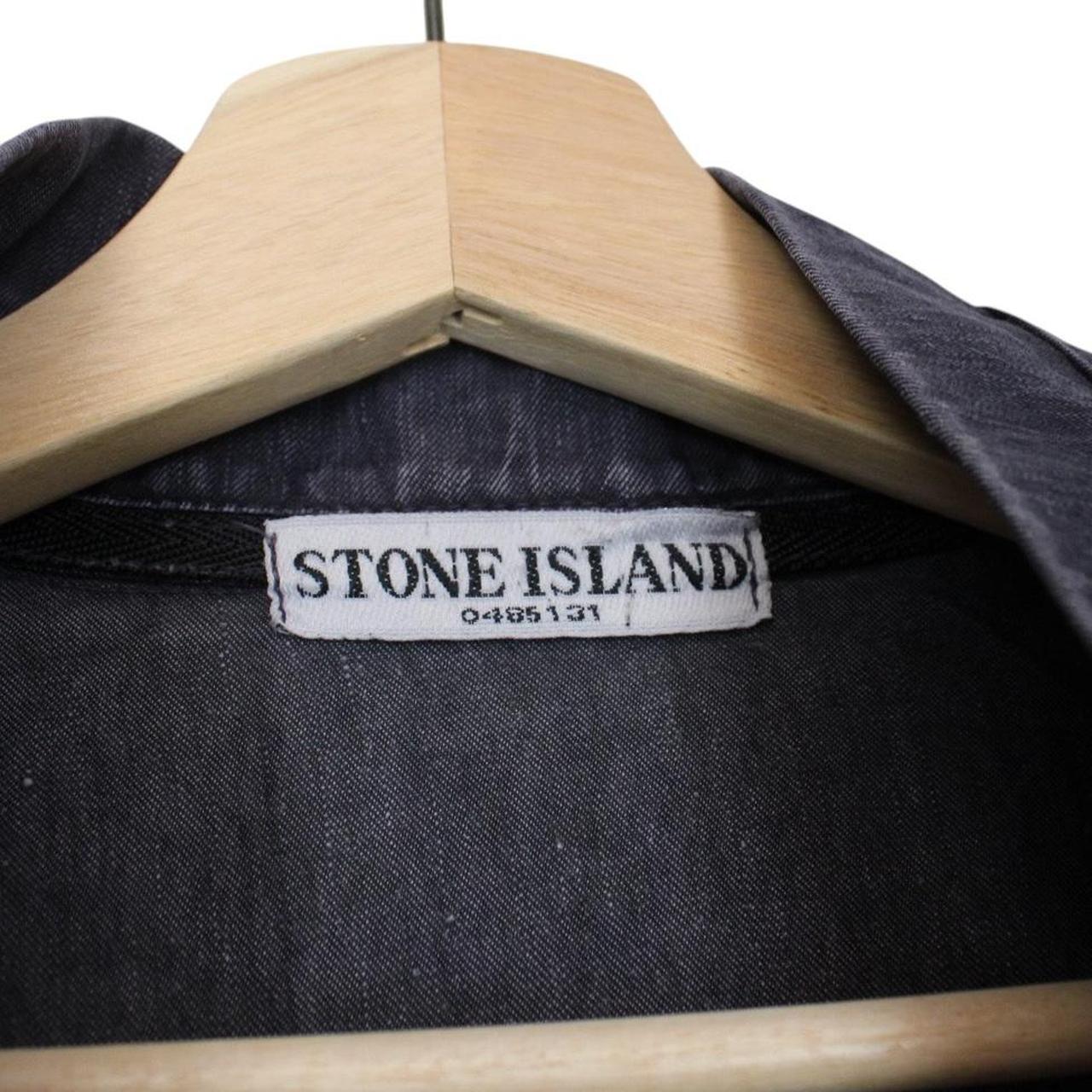 Vintage Stone Island SS 2005 Navy Blue Full Zip Denim Jacket
