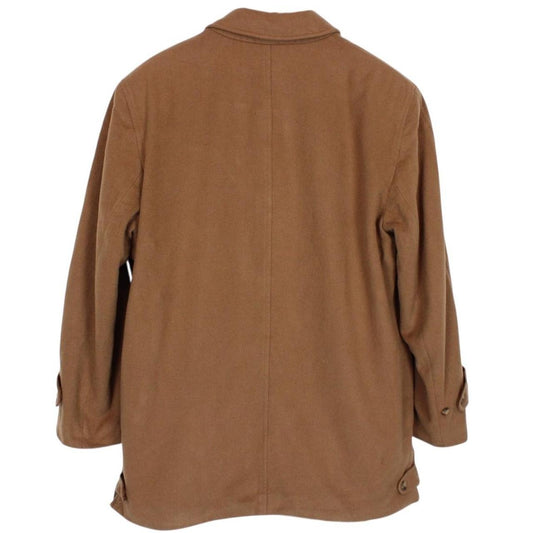 Vintage Burberry London Tan Brown Merino Wool Jacket