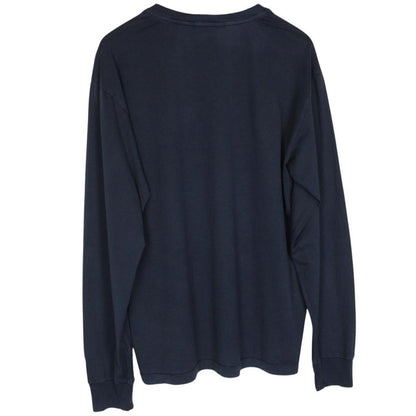 Stone Island AW 2022 Navy Blue Long Sleeve Compass T-Shirt
