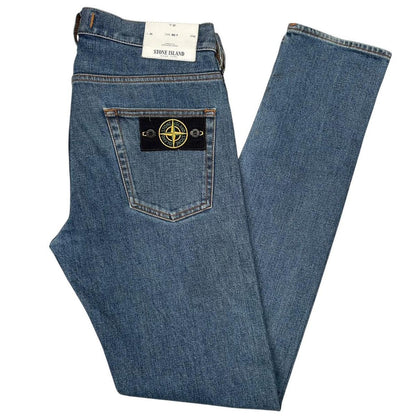 Stone Island AW 2017 Blue RE-T Fit Denim Jeans