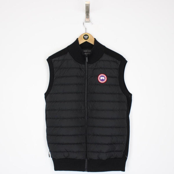 Canada Goose Hybridge Knit Black Down Gilet / Bodywarmer