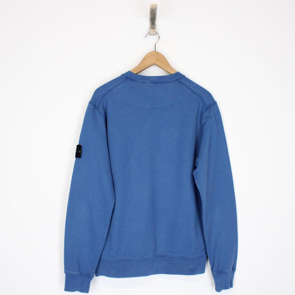 Stone Island AW 2020 Blue Cotton Sweatshirt Jumper