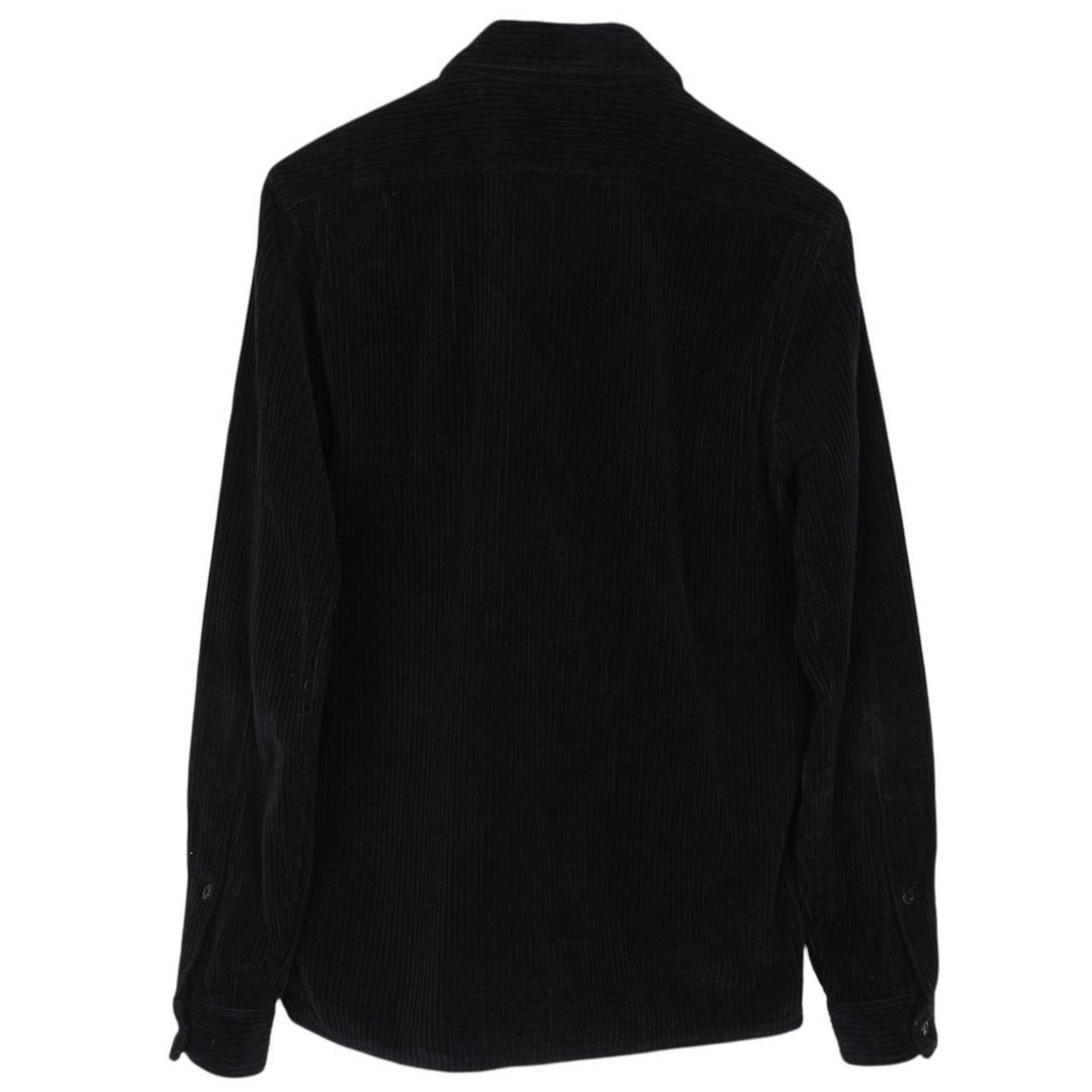 Stone Island AW 2020 Black Long Sleeve Jumbo Corduroy Shirt