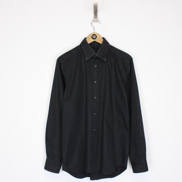 Prada Black Long Sleeve Cotton Shirt