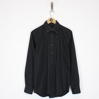 Prada Black Long Sleeve Cotton Shirt