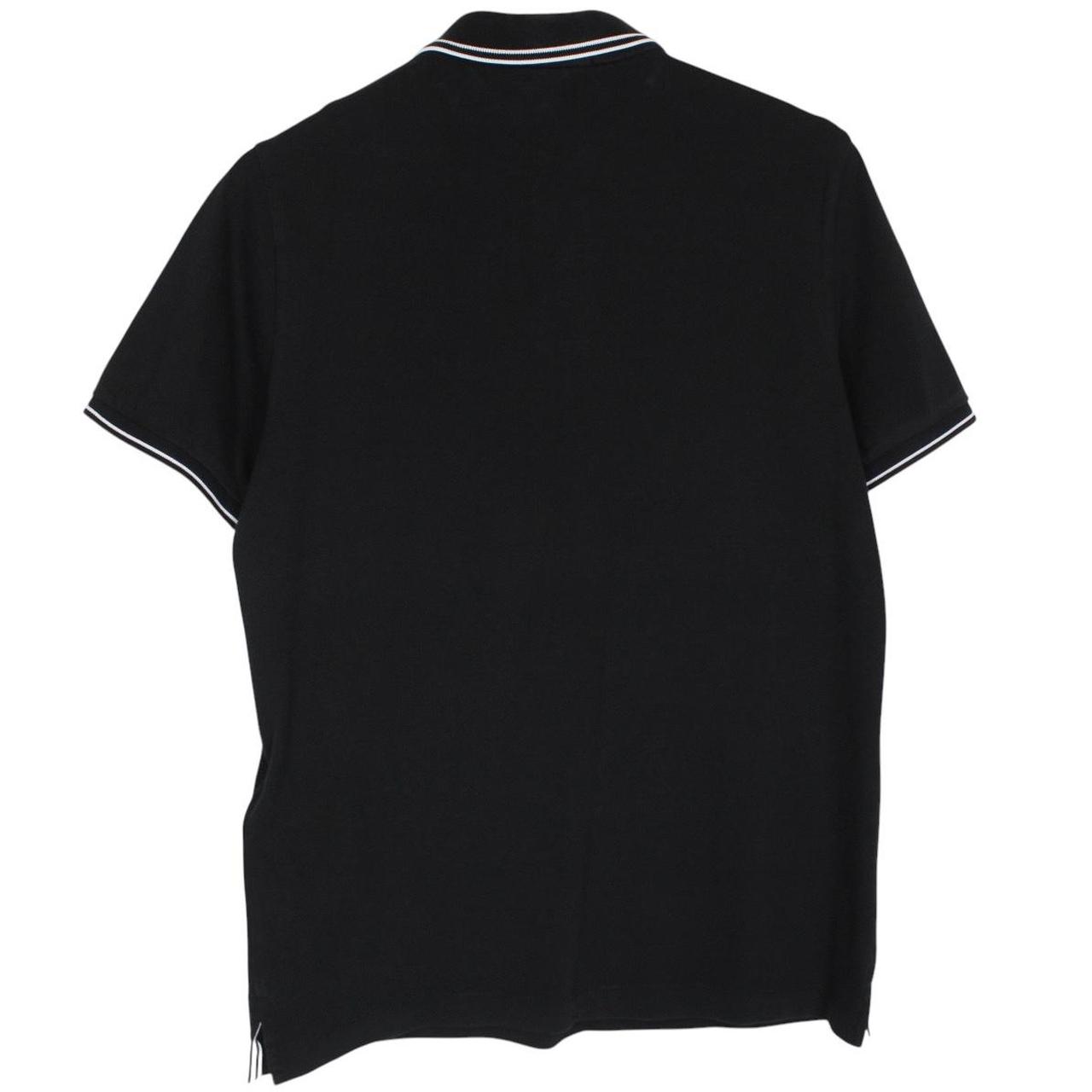 Stone Island Black Short Sleeve Compass Cotton Polo Shirt