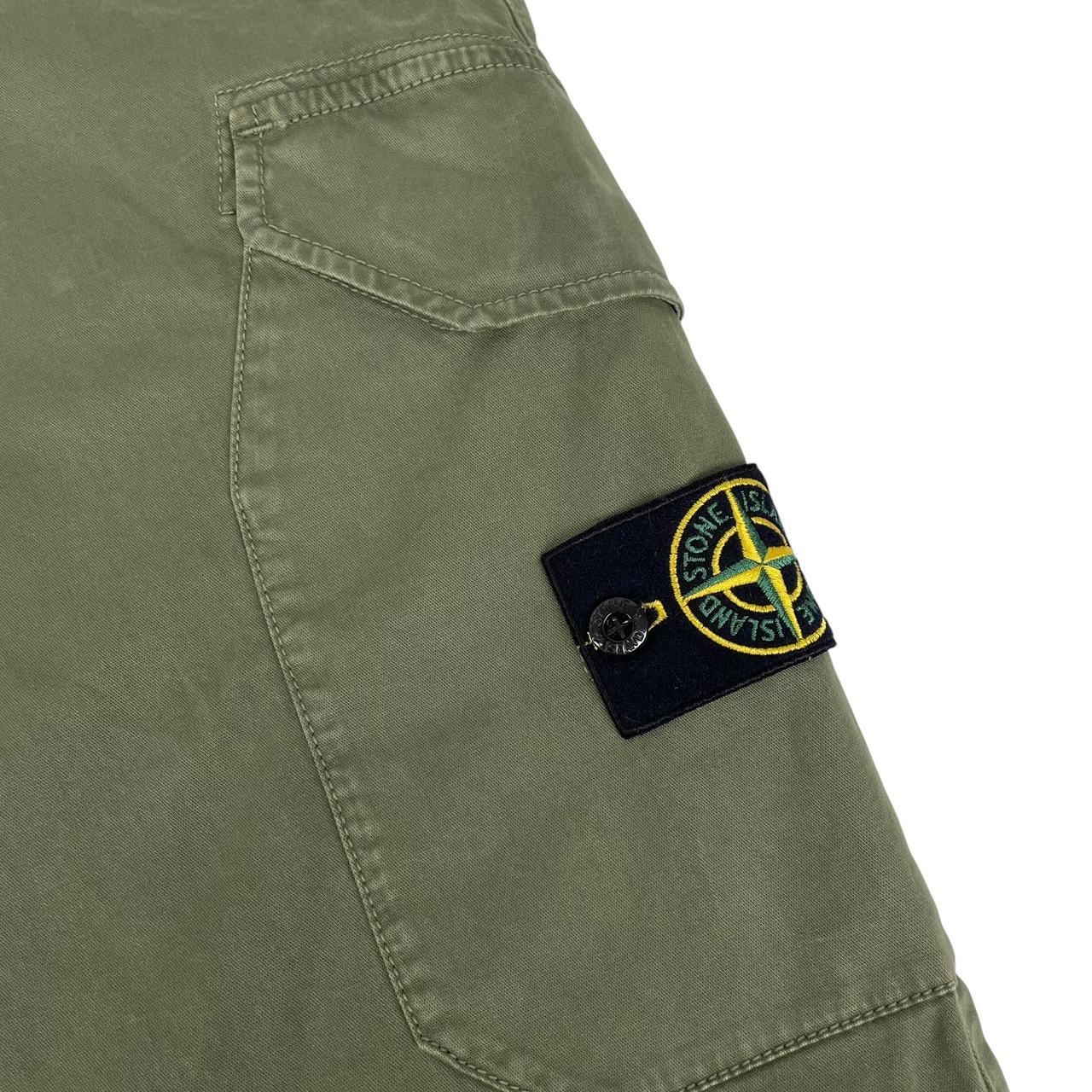 Stone Island SS 2020 Green RE-T Fit Cargo Trousers