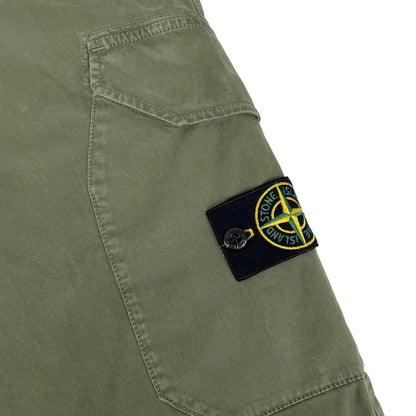 Stone Island SS 2020 Green RE-T Fit Cargo Trousers