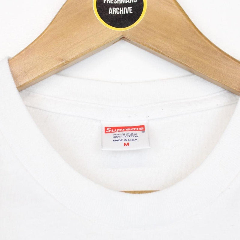 Supreme 2021 Does It Work White Short Sleeve T-Shirt