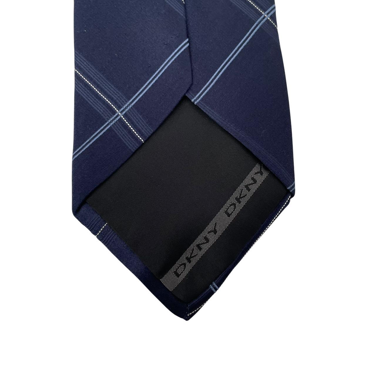 Vintage DKNY Navy Blue Silk Tie