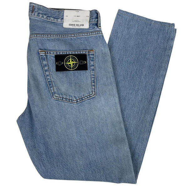 Stone Island SS 2015 Light Blue RE-T Fit Denim Jeans