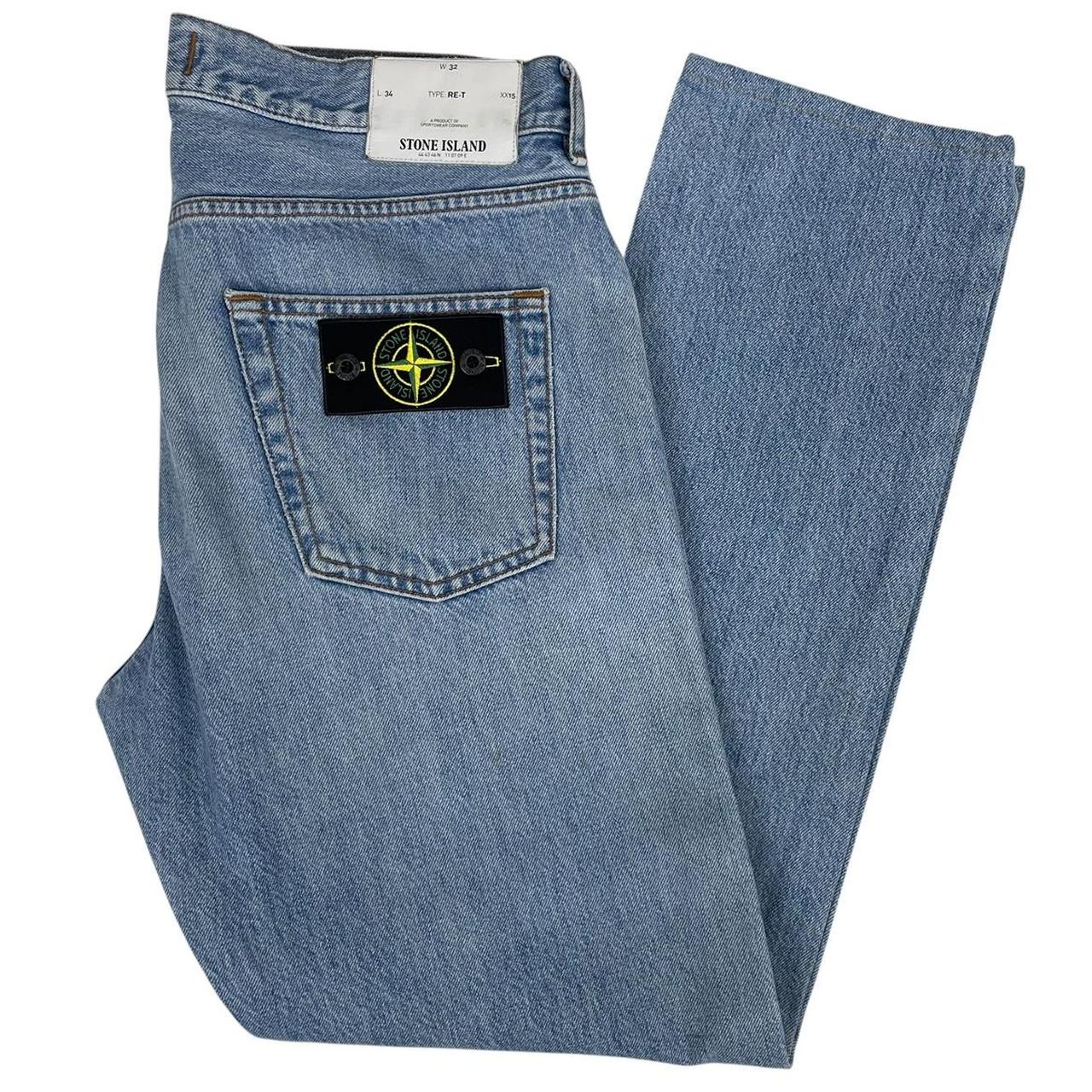 Stone Island SS 2015 Light Blue RE-T Fit Denim Jeans