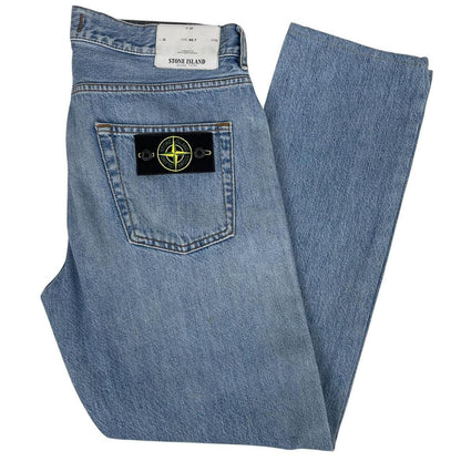 Stone Island SS 2015 Light Blue RE-T Fit Denim Jeans