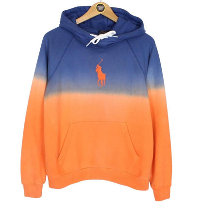 Polo Ralph Lauren Orange and Blue Ombre Fleece Hoodie