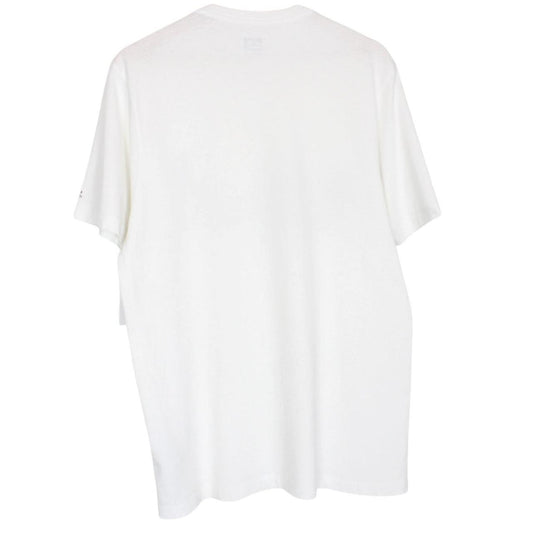CP Company black and white comic print cotton t-shirt with pocket detail.