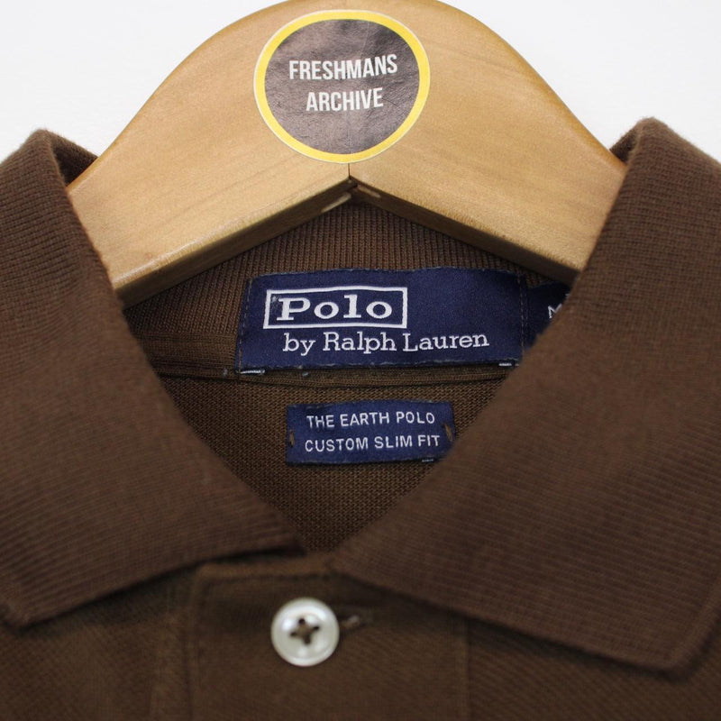Polo Ralph Lauren Brown Short Sleeve The Earth Polo Shirt