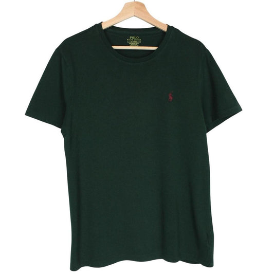 Polo Ralph Lauren Green Short Sleeve Cotton Slim Fit T-Shirt