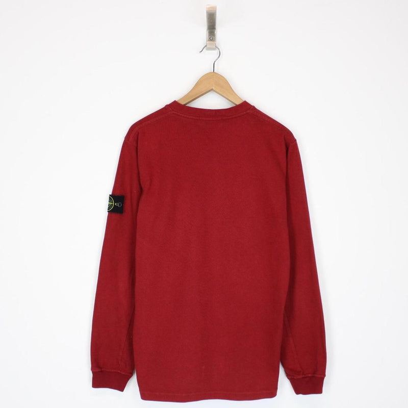 Stone Island SS 2016 Red Cotton Sweatshirt Jumper