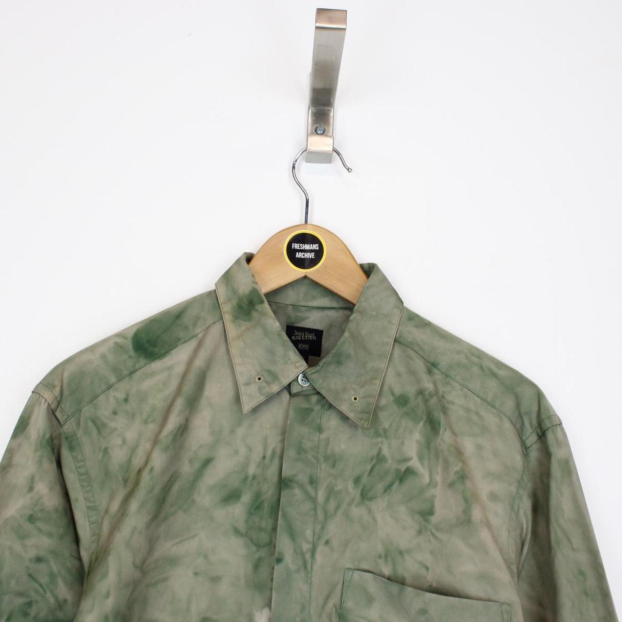Vintage Jean Paul Gaultier Homme Green Long Sleeve Shirt