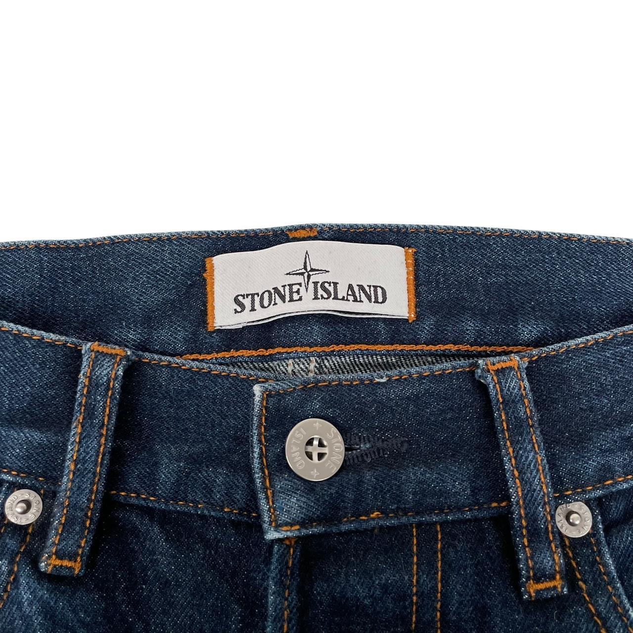 Stone Island SS 2017 Navy Blue Slim Fit Denim Jeans
