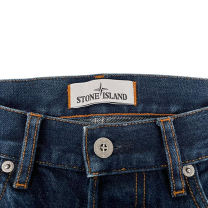 Stone Island SS 2017 Navy Blue Slim Fit Denim Jeans