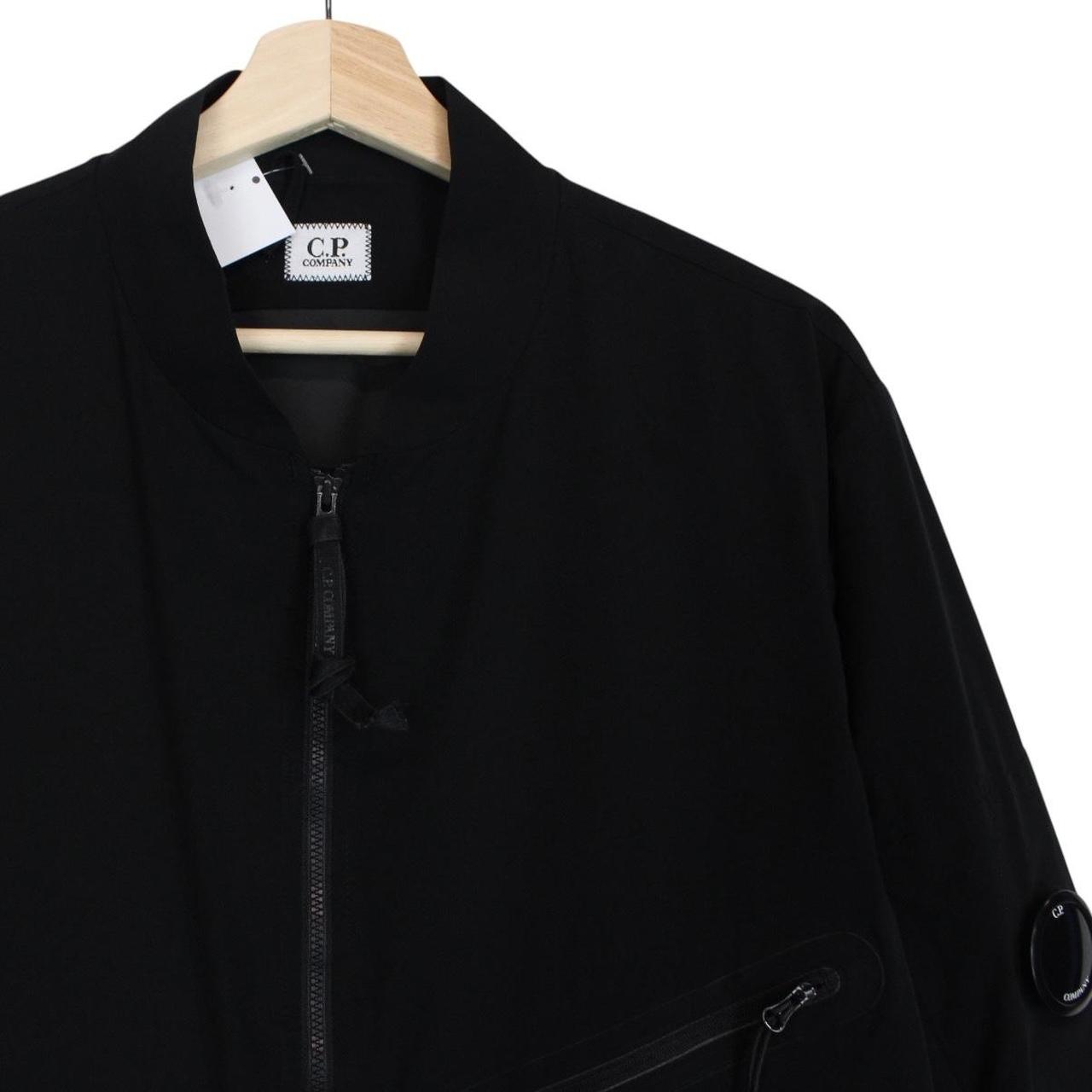 CP Company Pro-Tek Black Full Zip Waterproof Lens Jacket