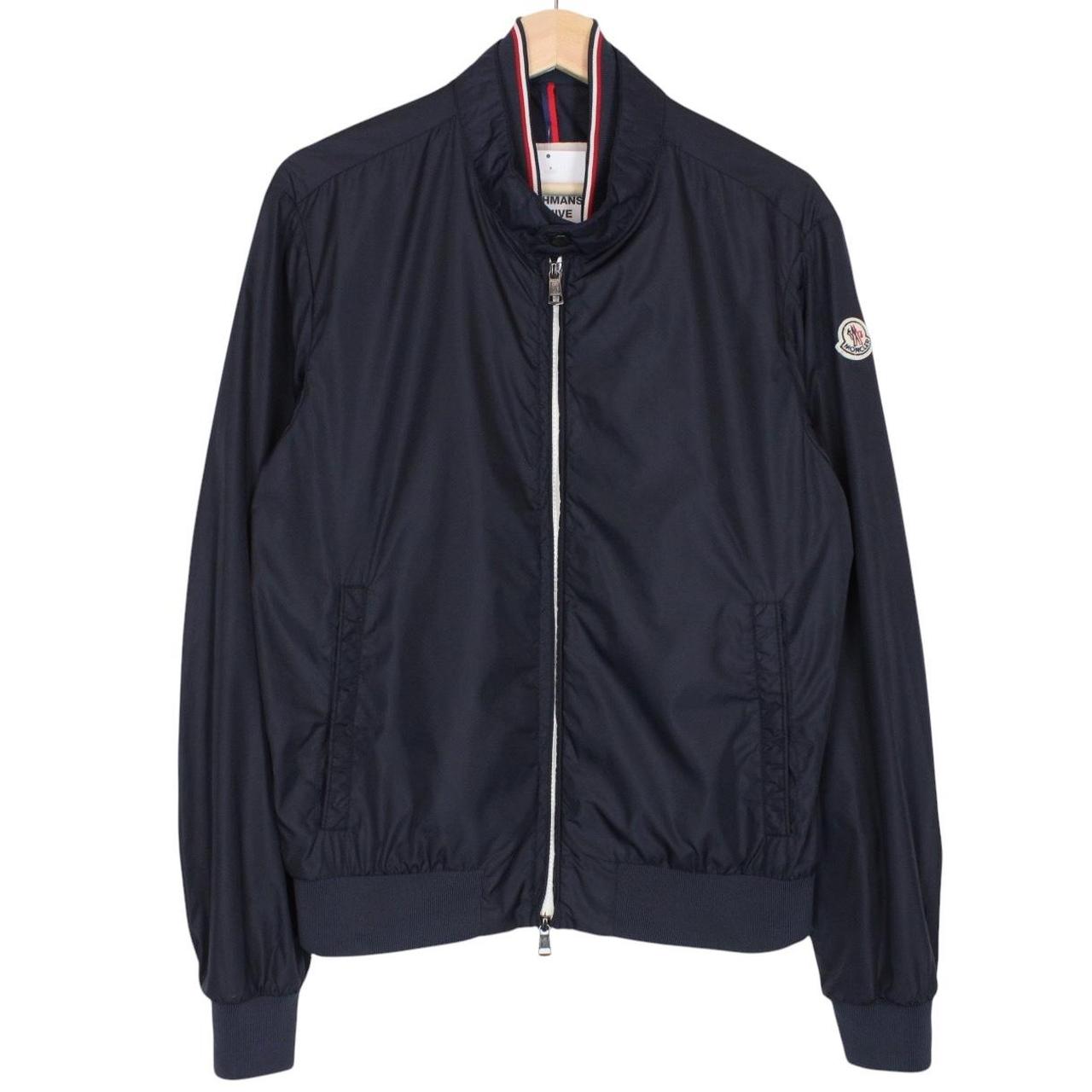 Moncler Miroir Navy Blue Full Zip Nylon Windbreaker Jacket
