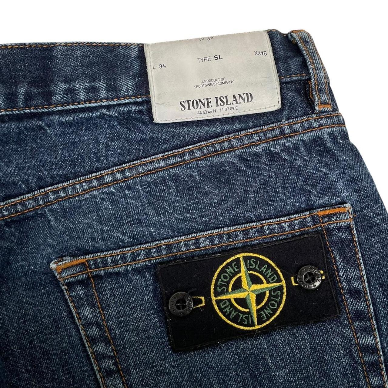 Stone Island AW 2016 Navy Blue Slim Fit Denim Jeans