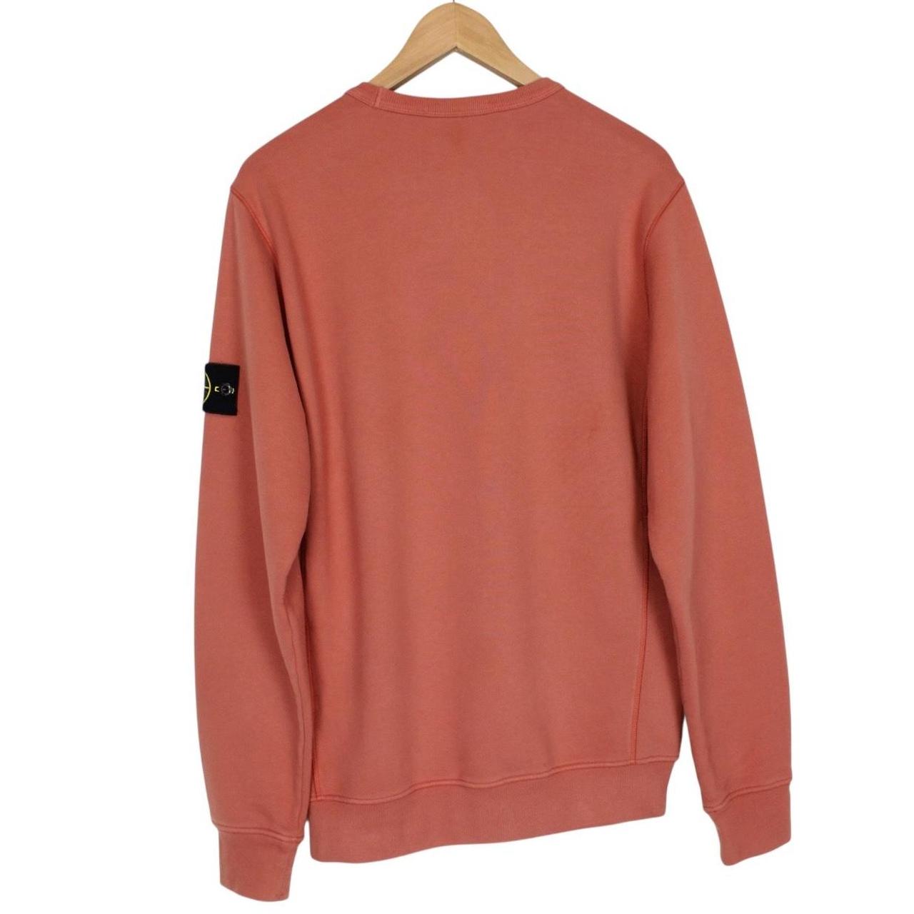 Stone Island AW 2019 Orange Cotton Sweatshirt Jumper